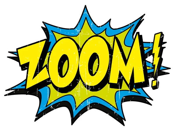 Explosie zeepbel zoom — Stockvector