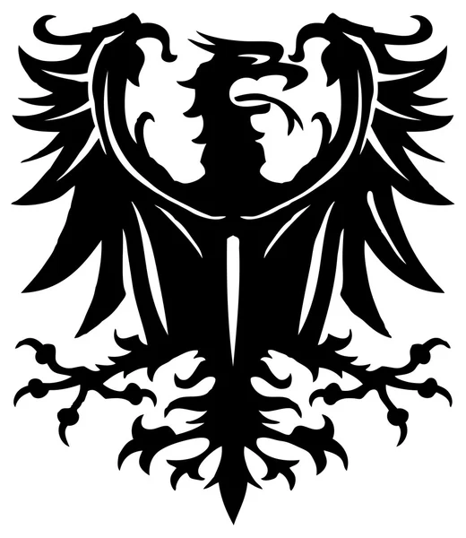 グリフィンの紋章 — ストックベクタ