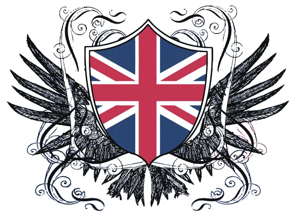 Escudo británico — Vector de stock