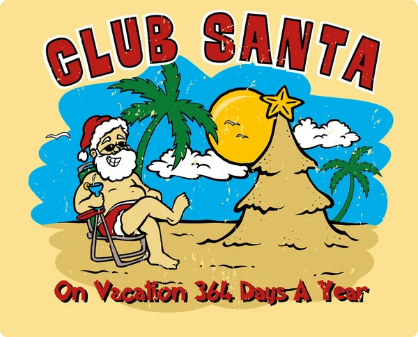 Club Santa — Archivo Imágenes Vectoriales