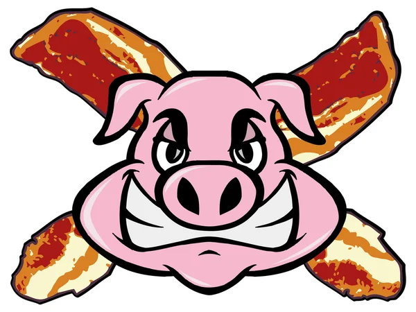 Porc et bacon — Image vectorielle