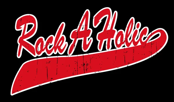 Rock a holic — Stockvektor