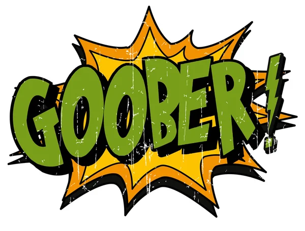 Вибух міхура goober — стоковий вектор