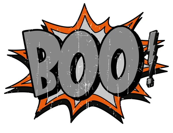 Bulle d'explosion boo — Image vectorielle