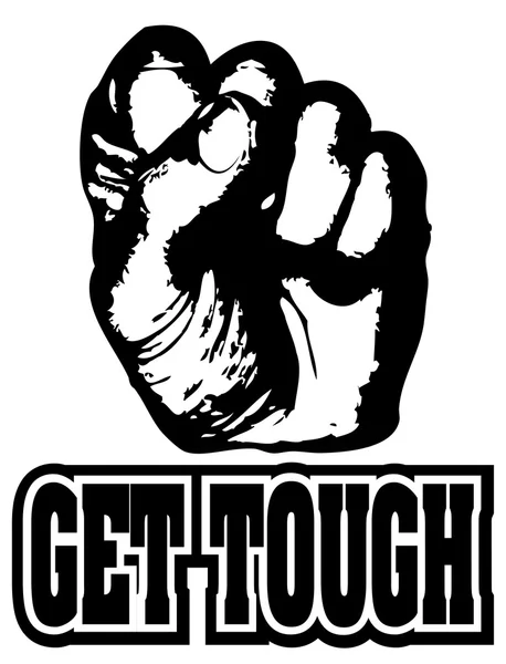 Get tough — Stock Vector