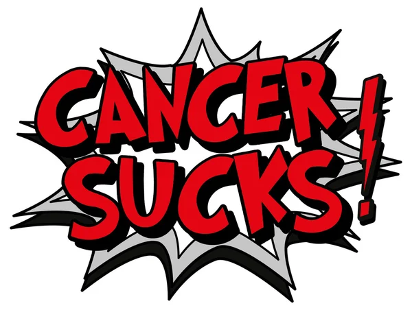Έκρηξη φούσκα του καρκίνου είναι χάλια — Διανυσματικό Αρχείο