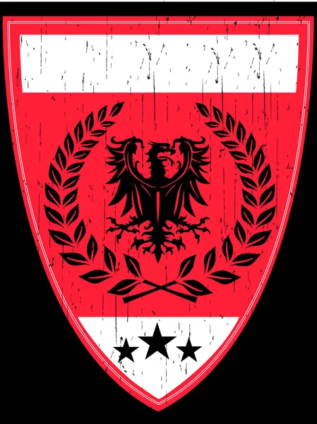 Escudo con grifo — Vector de stock