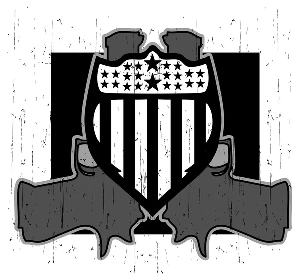 USA shooter — Stock vektor