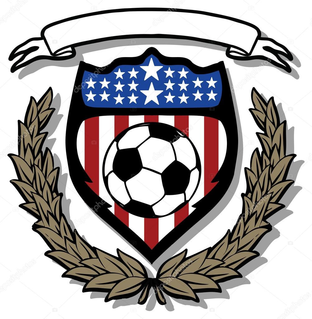 USA Soccer Ball  Illustration