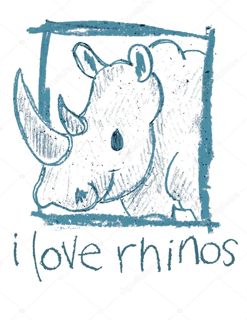 I love rhinos!