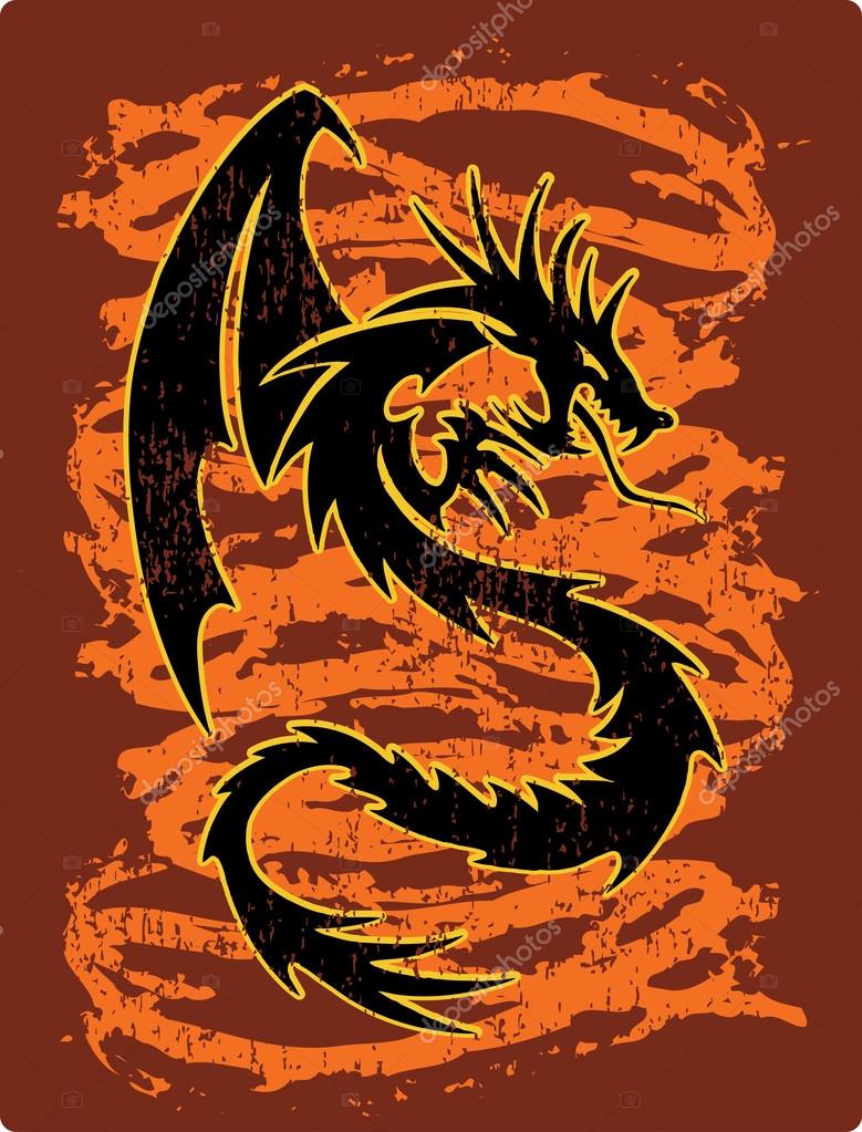 幻想喷火龙图库矢量图©scotferdon 65987051, image size:779x1023