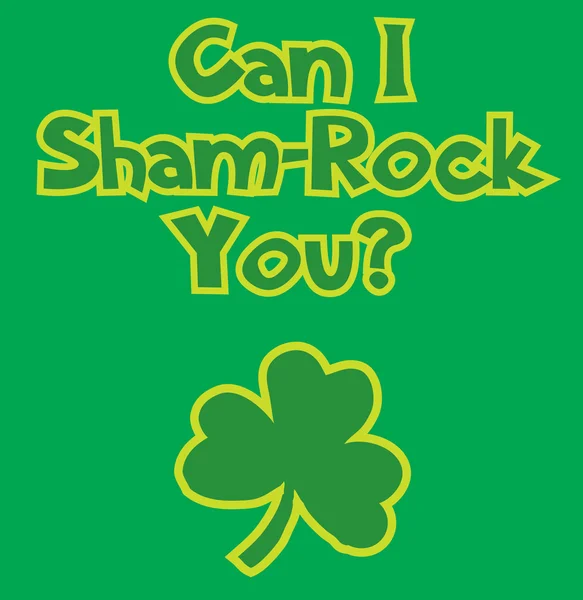 Shamrock för St. Patricks Day — Stock vektor
