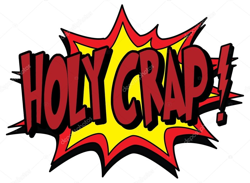 Holy crap Comic Speech Bubble — Stock Vector © scotferdon 70240805