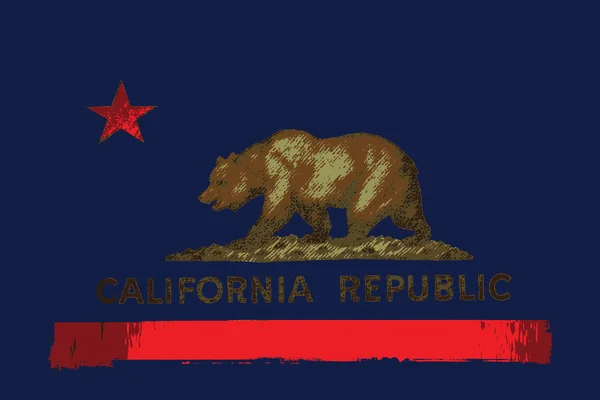 Big california bear — Stock Vector