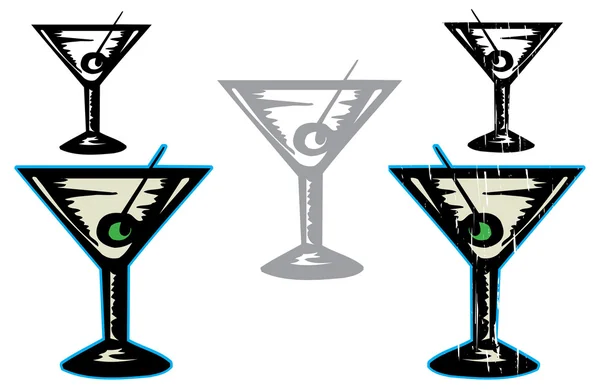 Boisson cocktails illustration — Image vectorielle