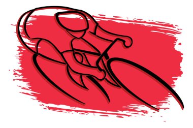 Şık Bisiklet illüstrasyon