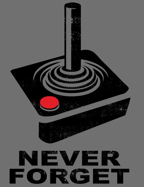 Spel joystick illustratie — Stockvector