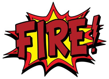 Yangın word simgesini