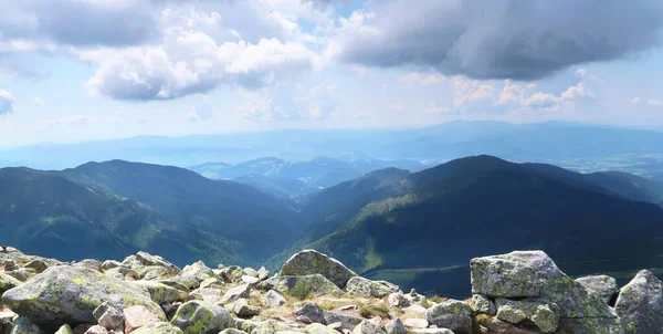 Paisaje Vista Los Low Tatras Nizke Tatry Camino Turístico Hacia — Foto de Stock