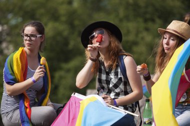 Sofia, Bulgaristan - 18 Haziran 2016: Sofia Pride