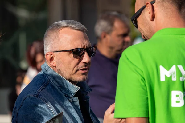 Sofia Bulgarien September 2020 Rechtsanwalt Nikolai Hadjigenow Vom Gift Trio — Stockfoto