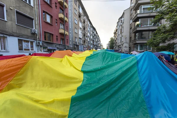 Sofia Bulgarije Juni 2021 Het Sofia Pride Evenement Ter Ondersteuning — Stockfoto