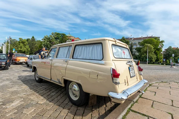 Sofia Bulgaria June 2021 Retro Parade Old Retro Cars — Stock Photo, Image