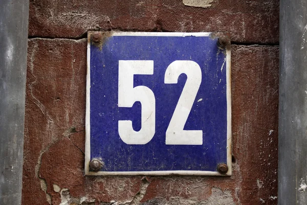 House number — Stock Photo, Image