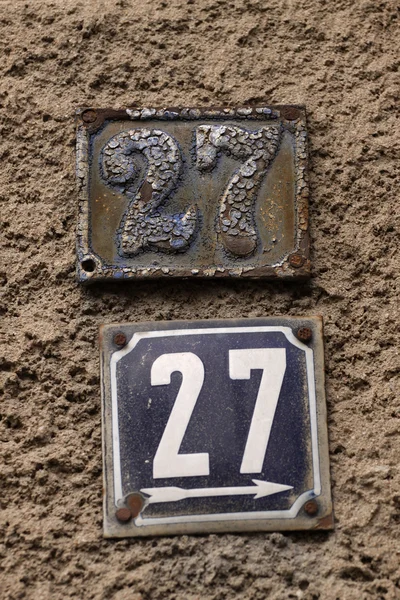 House numbers — Stock Photo, Image