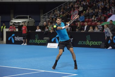 Grigor Dimitrov Monfils demonstrasyon bir maçta mağlup olarak vardır