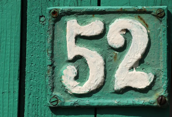 House numbers in different styles — Stock Photo, Image