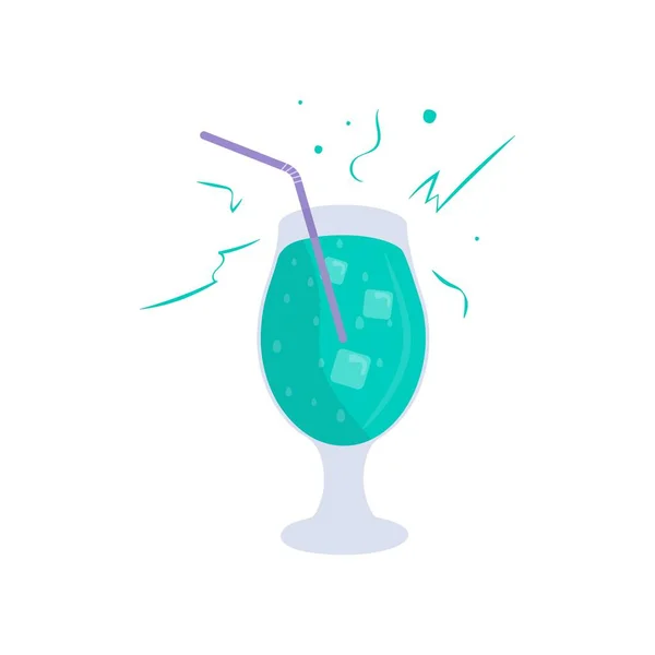 Des Cocktails Tropicaux Boissons Alcoolisées Été Dans Des Verres Mojito — Image vectorielle