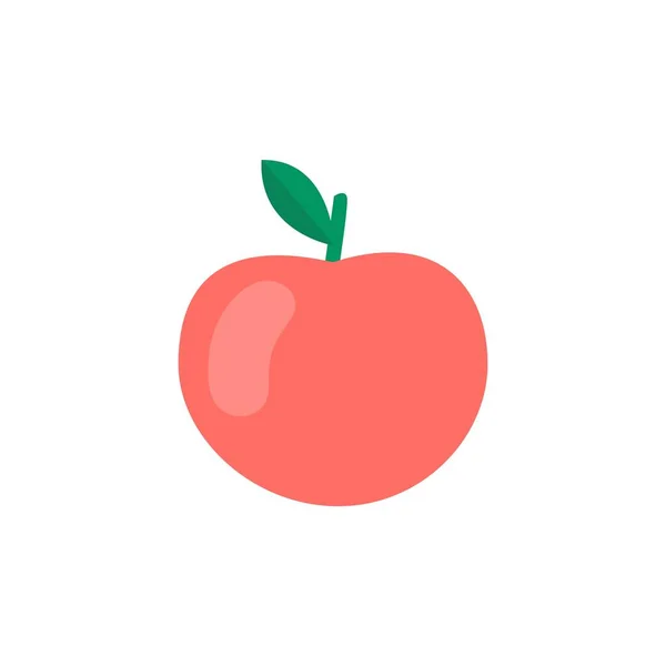 Icône Pomme Fraîche Illustration Vectorielle — Image vectorielle