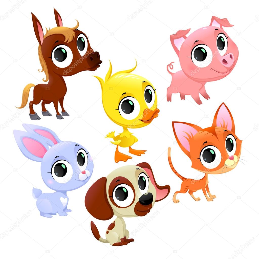 Funny Farm Animals And Pets Stock Vector Image By C Ddraw