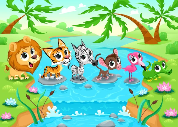 Ormanda komik hayvanlar