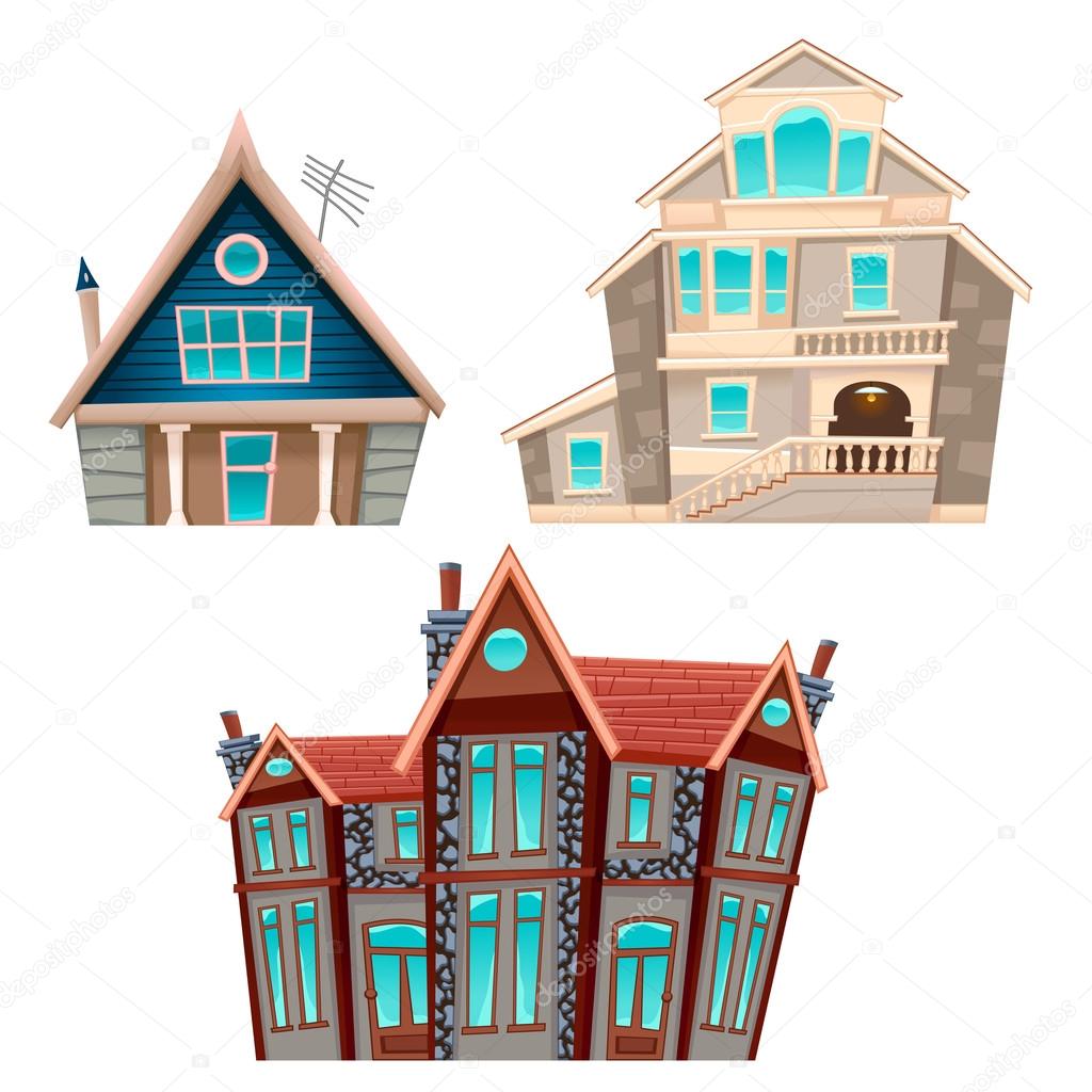 Set of houses