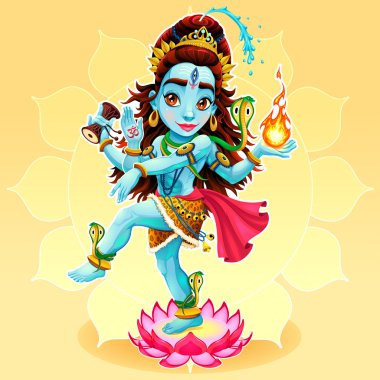 Dance of Shiva clipart
