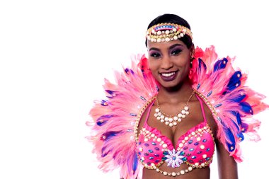 Samba dansçısı karnaval kılık
