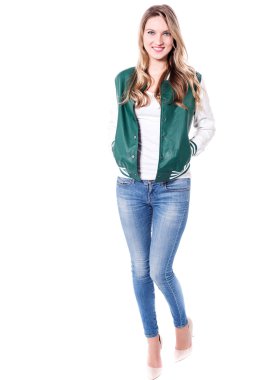 sevimli kadın kılığında