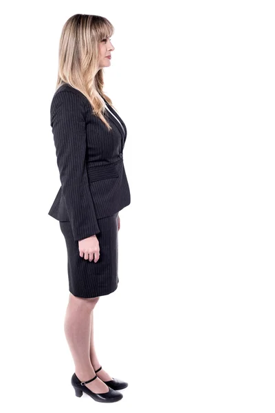 Stylish businesswoman standing — Stock Photo, Image