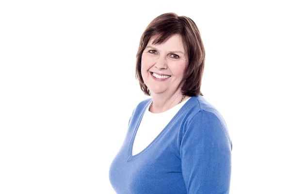 Senior woman posing to camera — Stock Photo, Image