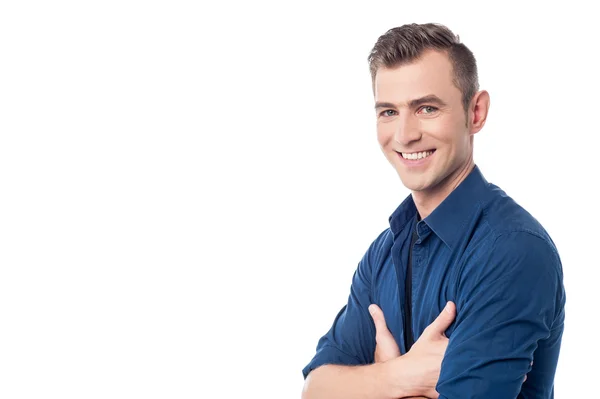 Isolated handsome young guy — Stock Photo, Image