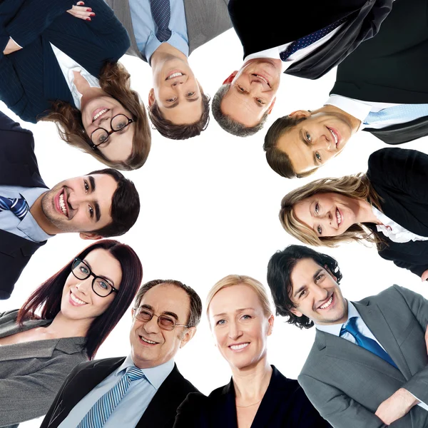 Group of business people smiling — Stock Photo, Image