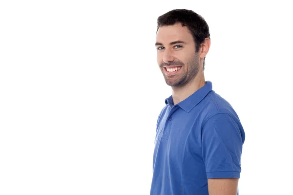 Smiling casual young guy — Stock Photo, Image