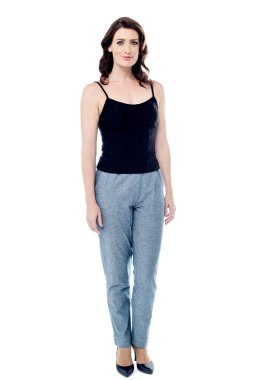 siyah singlet güzel kadın