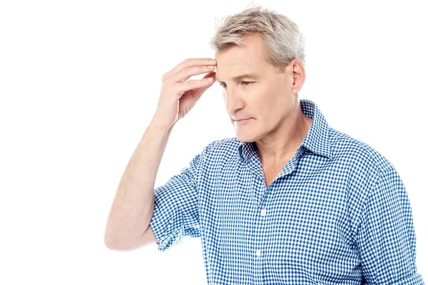 Man suffering from headache — Stock Photo, Image