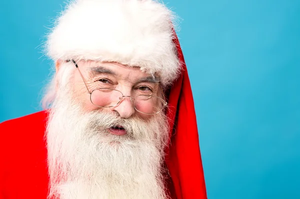 Santa claus met glimlach — Stockfoto