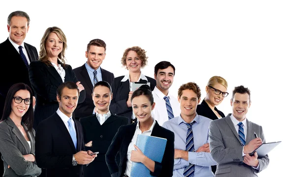 Large group of business people — Stock Photo, Image