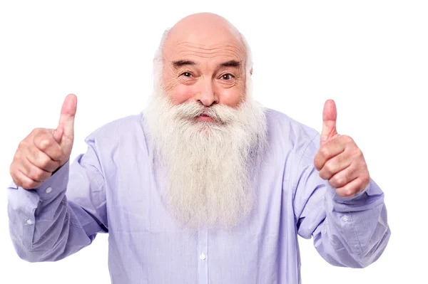 Man showing thumbs up — Stock Photo, Image