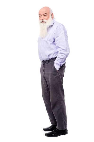 Senior man full length shot — Stock Photo, Image